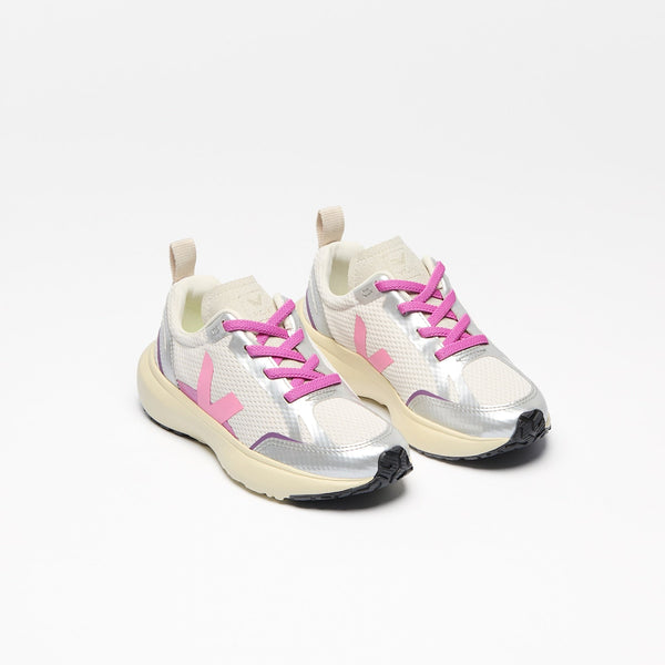veja-sneakers-Small Canary Light GRAVEL MALIBU SILVER