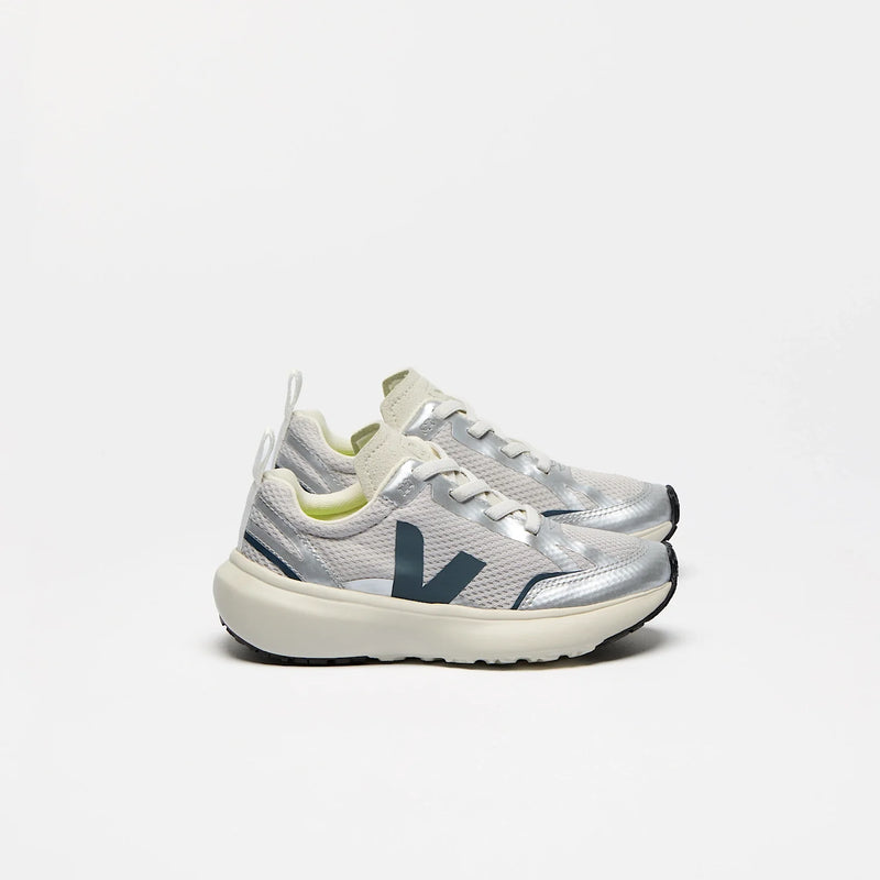 veja-sneakers-Small Canary Light LIGHT-GREY CALIFORNIA SILVER