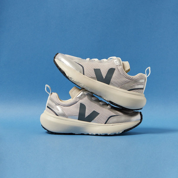 veja-sneakers-Small Canary Light LIGHT-GREY CALIFORNIA SILVER