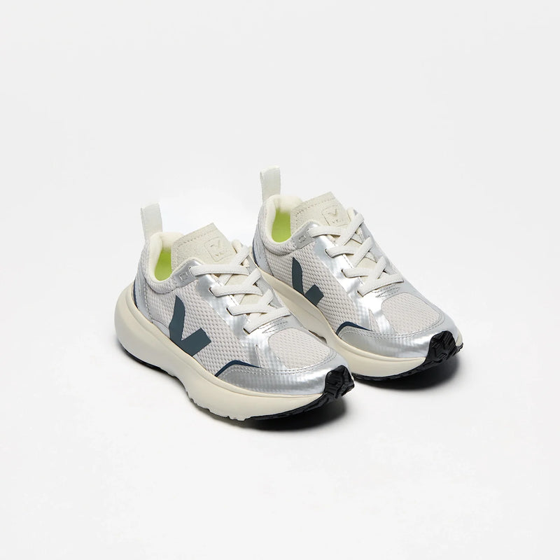 veja-sneakers-Small Canary Light LIGHT-GREY CALIFORNIA SILVER