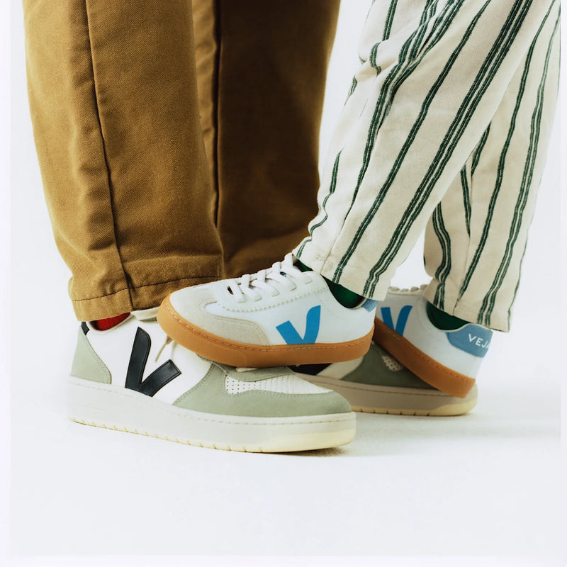 veja-sneakers-Small Volley WHITE AQUA