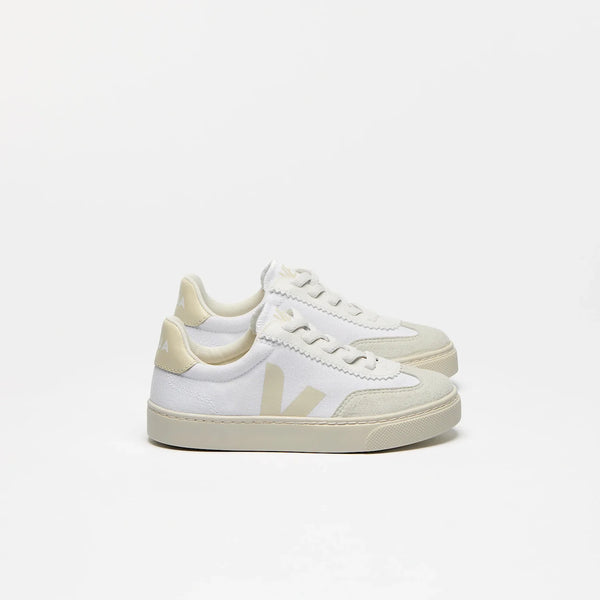veja-sneakers-Small Volley WHITE CALCAIRE