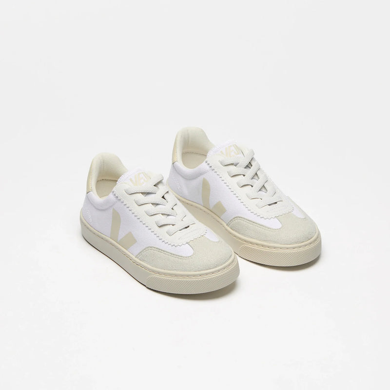 veja-sneakers-Small Volley WHITE CALCAIRE