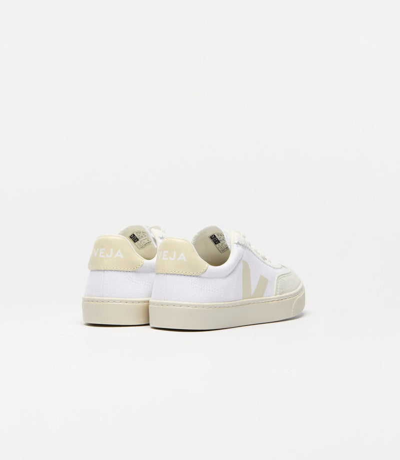 veja-sneakers-Small Volley WHITE CALCAIRE