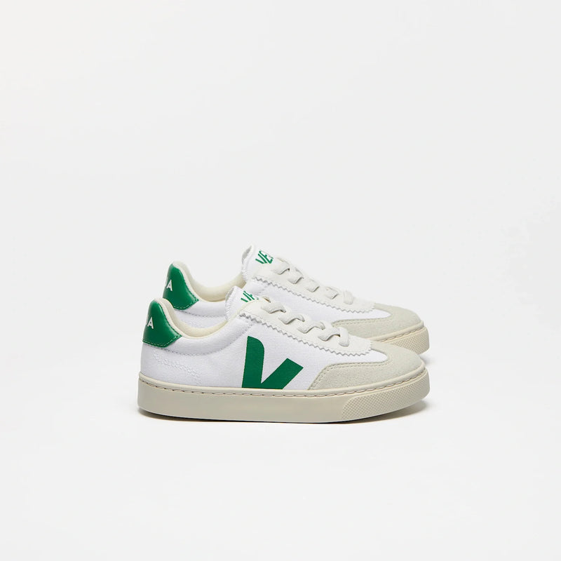 veja-sneakers-Small Volley WHITE EMERAUDE