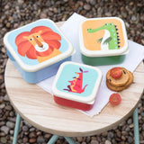 Snack boxes (set of 3) - Colourful Creatures 