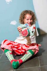 Socks, Kids, Fresh Melon
