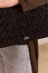 Sophia Ruffle Bag - Black