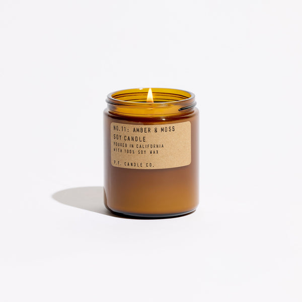 Soy Candle - Amber & Moss