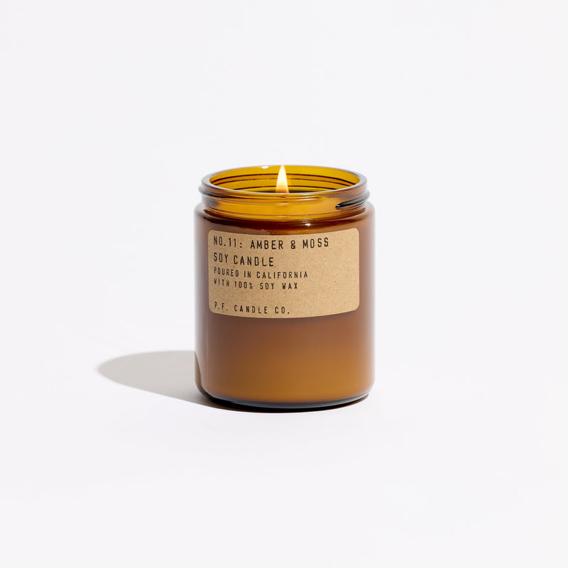 Soy Candle - Amber & Moss