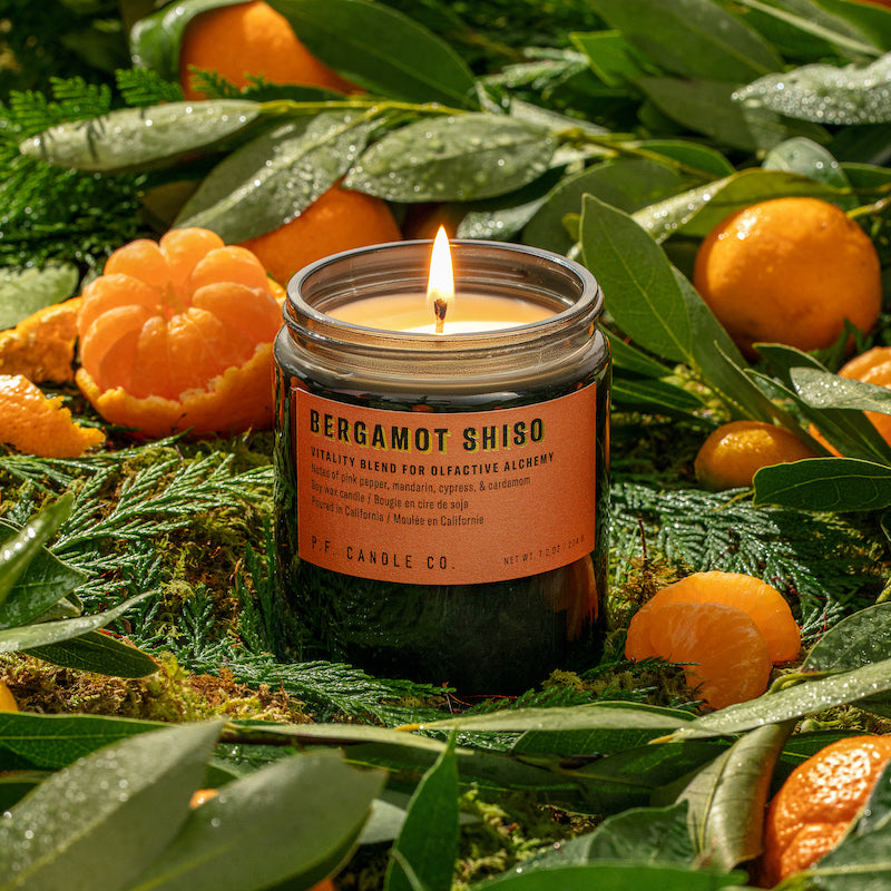 Soy Candle - Bergamot Shiso