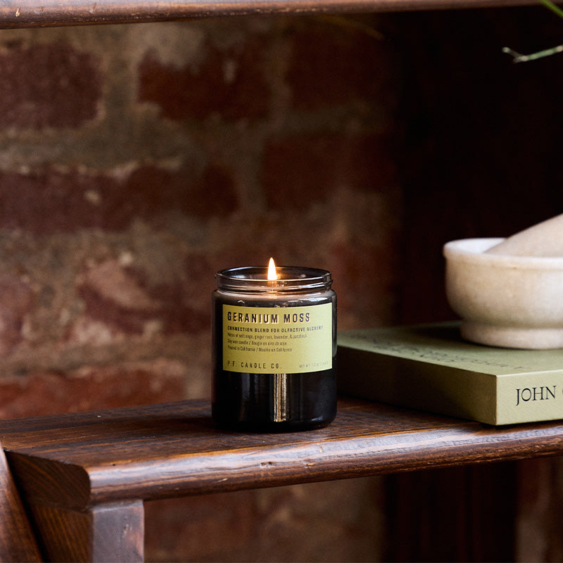 Soy Candle - Geranium Moss