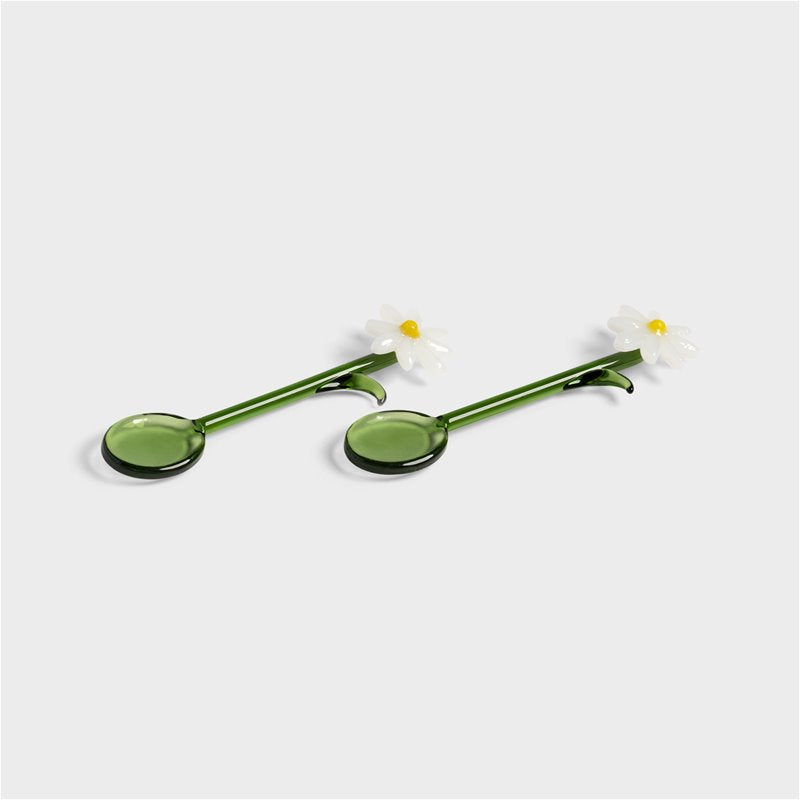 Spoon flora white set of 2