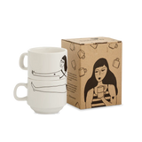 Stackable Mugs My Favorite Underwear (Set 2)