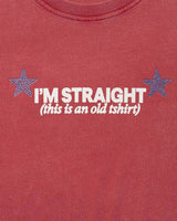 Straight Up Gay - Off-Red