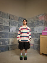 Stripe Rugby L/S - Beige