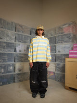 Stripe Rugby L/S - Yellow