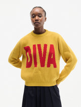 Such a Diva Sweater - Yellow