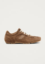 Suede Brown Leather Sneakers