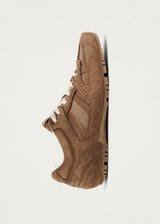 Suede Brown Leather Sneakers