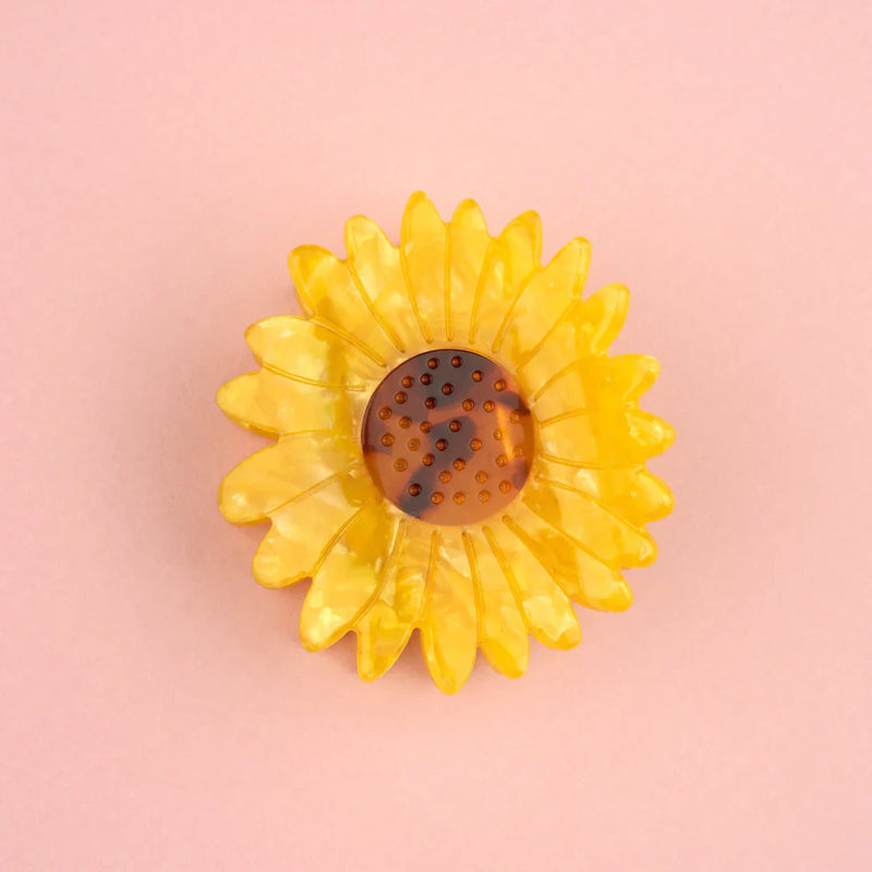 Sunflower hair claw