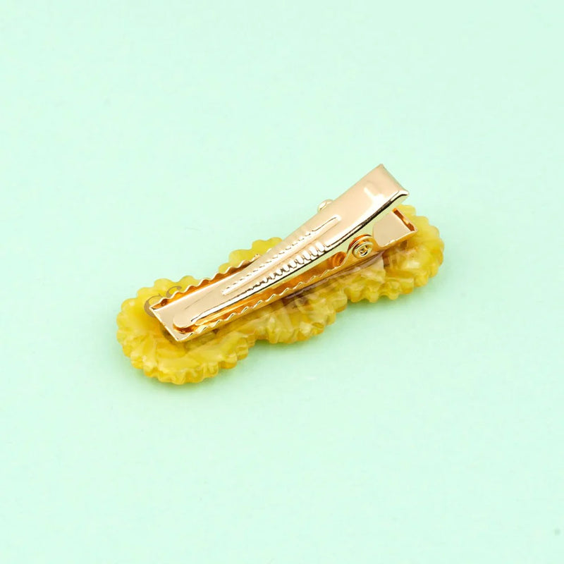 Sunflower hair clip