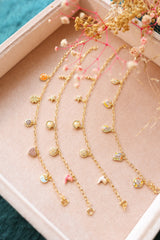 Sunlight Goldplated Bracelet Charms Multi