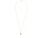 Sunlight Goldplated Necklace Charm Pink Orange
