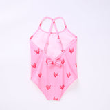 Swim Girl One Piece -  Coral Rose