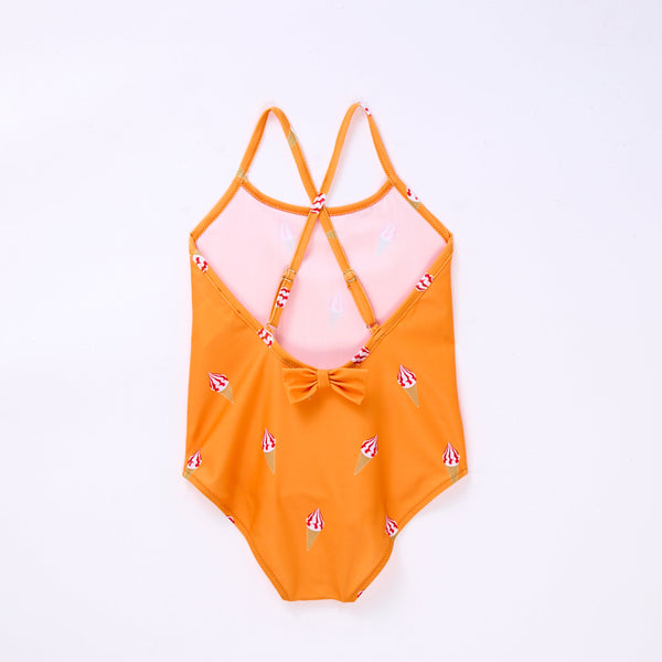 Swim Girl One Piece - Cremeux Orange