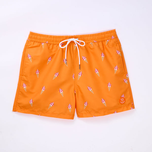 Swim Men Shorts - Cremeux Orange