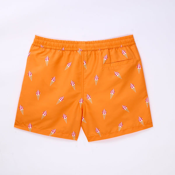 Swim Men Shorts - Cremeux Orange