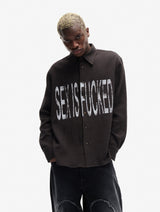 S*x is ** LS Shirt - Check