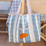 TALKING TOTES TOTE BAG CROISSANT