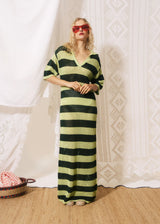 TERESA DRESS - LEMON GREEN