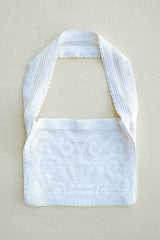 THE FOUNTAIN CROCHET BAG - DOVE
