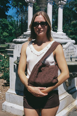 THE FOUNTAIN CROCHET BAG - WOOD