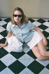 THE ROSE CROCHET BAG - DOVE