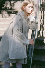 THE ROSE CROCHET BAG - DOVE