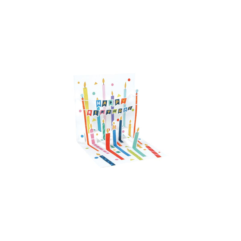 OOH DEER Lots Of Candles Layered Birthday Card