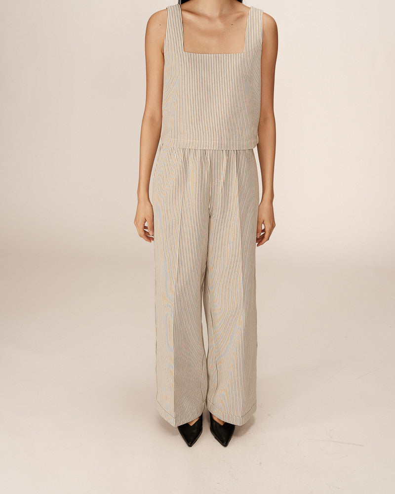 TROUSERS ECRU PATINE