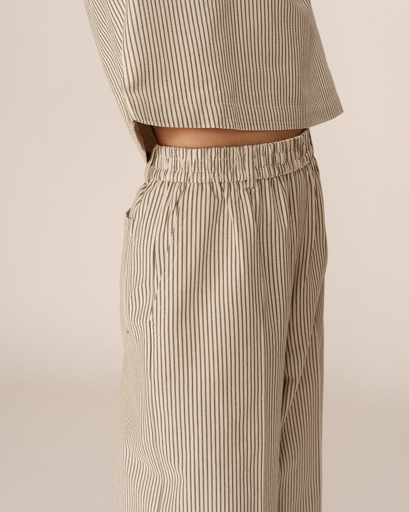 TROUSERS ECRU PATINE