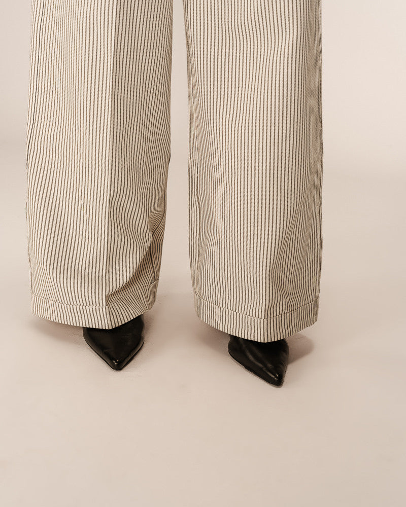 TROUSERS ECRU PATINE