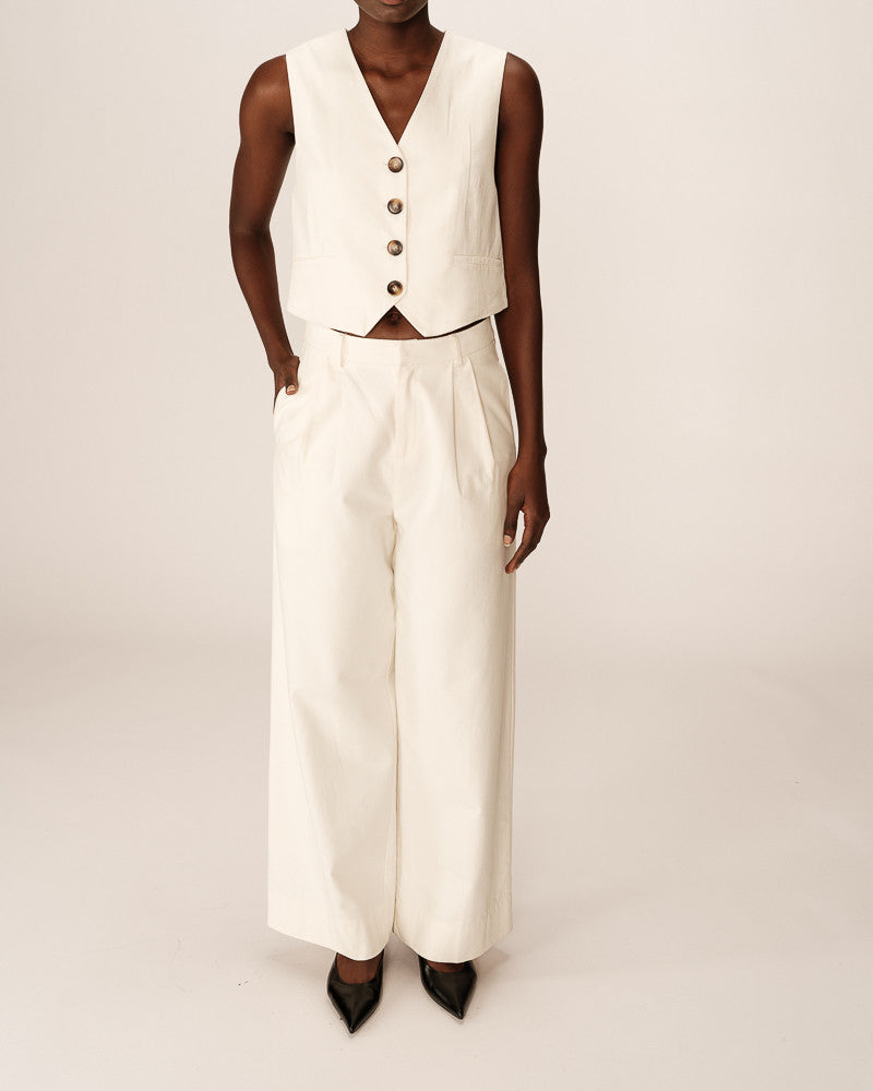 TROUSERS ECRU PETER