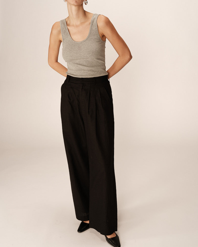TROUSERS NOIR PHIL