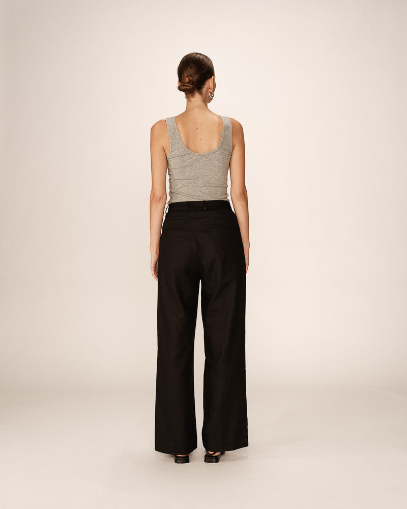 TROUSERS NOIR PHIL