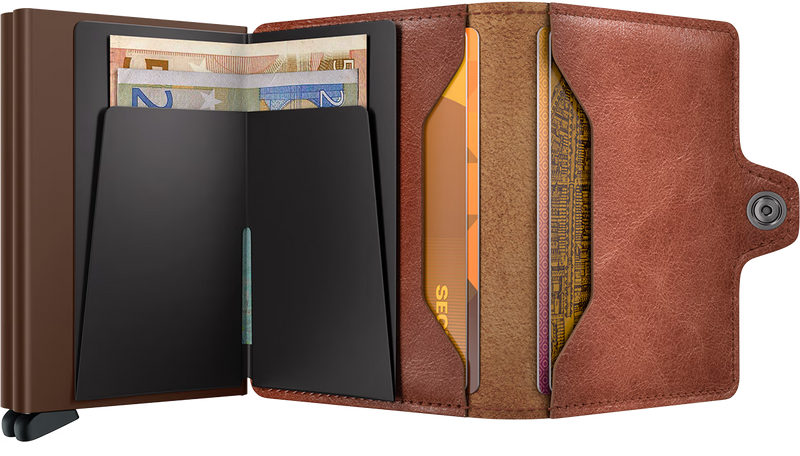 SECRID TWINWallet Vintage Cognac Brown