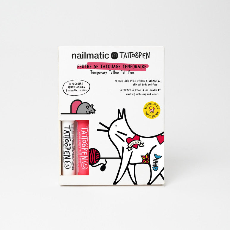 Tattoopen Duo Set- The Cat by Ami Imaginaire