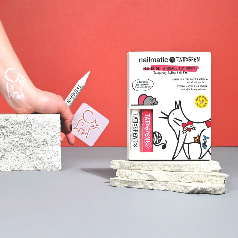 Tattoopen Duo Set- The Cat by Ami Imaginaire