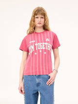 Team Player T-shirts : Off-Red